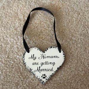 Engagement Photo Dog Sign